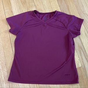 Patagonia Capilene Short Sleeve Tee Burgundy XXS